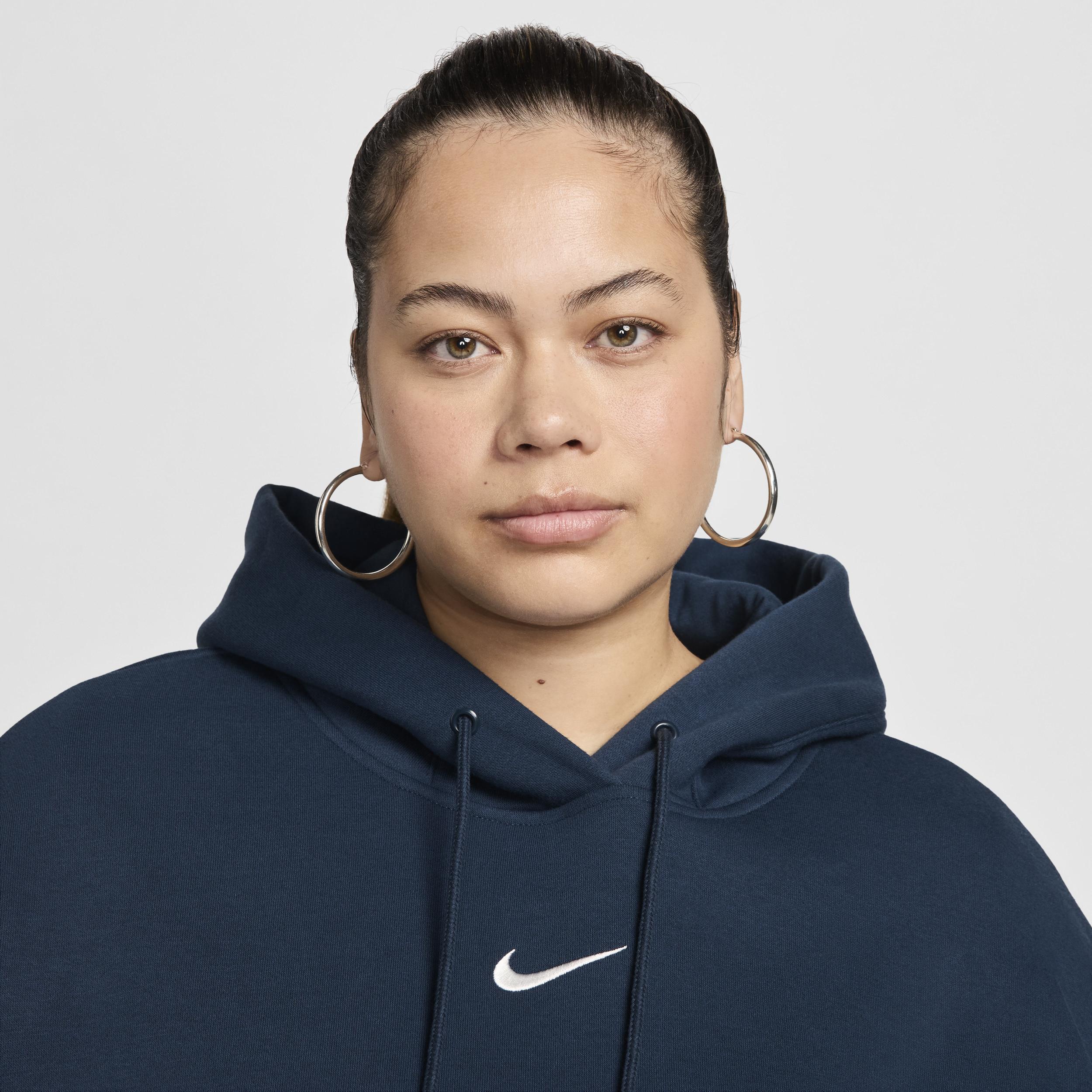 Womens Nike Sportswear Phoenix Fleece Oversized Pullover Hoodie (Plus Size) Product Image