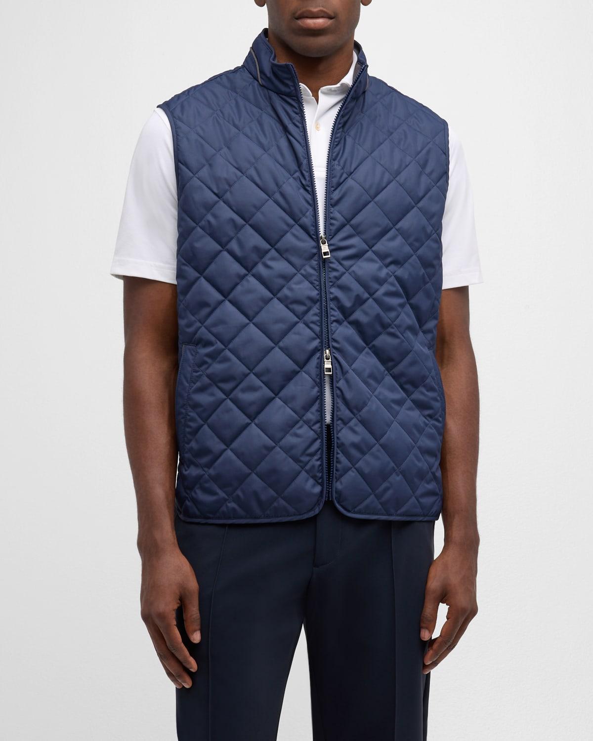 Mens Essex Quilted Full-Zip Vest Product Image