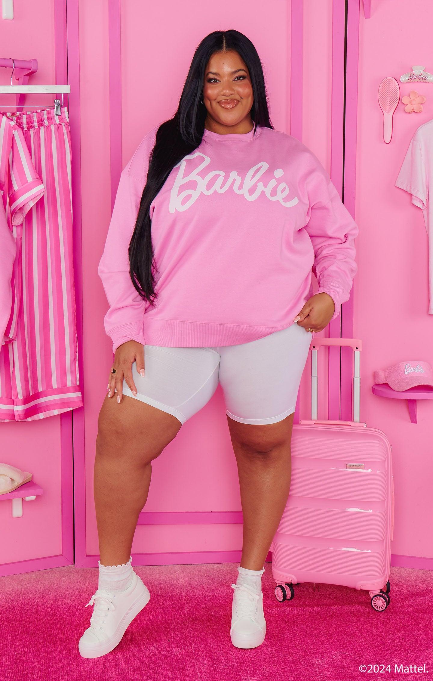 Barbie™ Sweatshirt ~ Barbie™ Pink Product Image