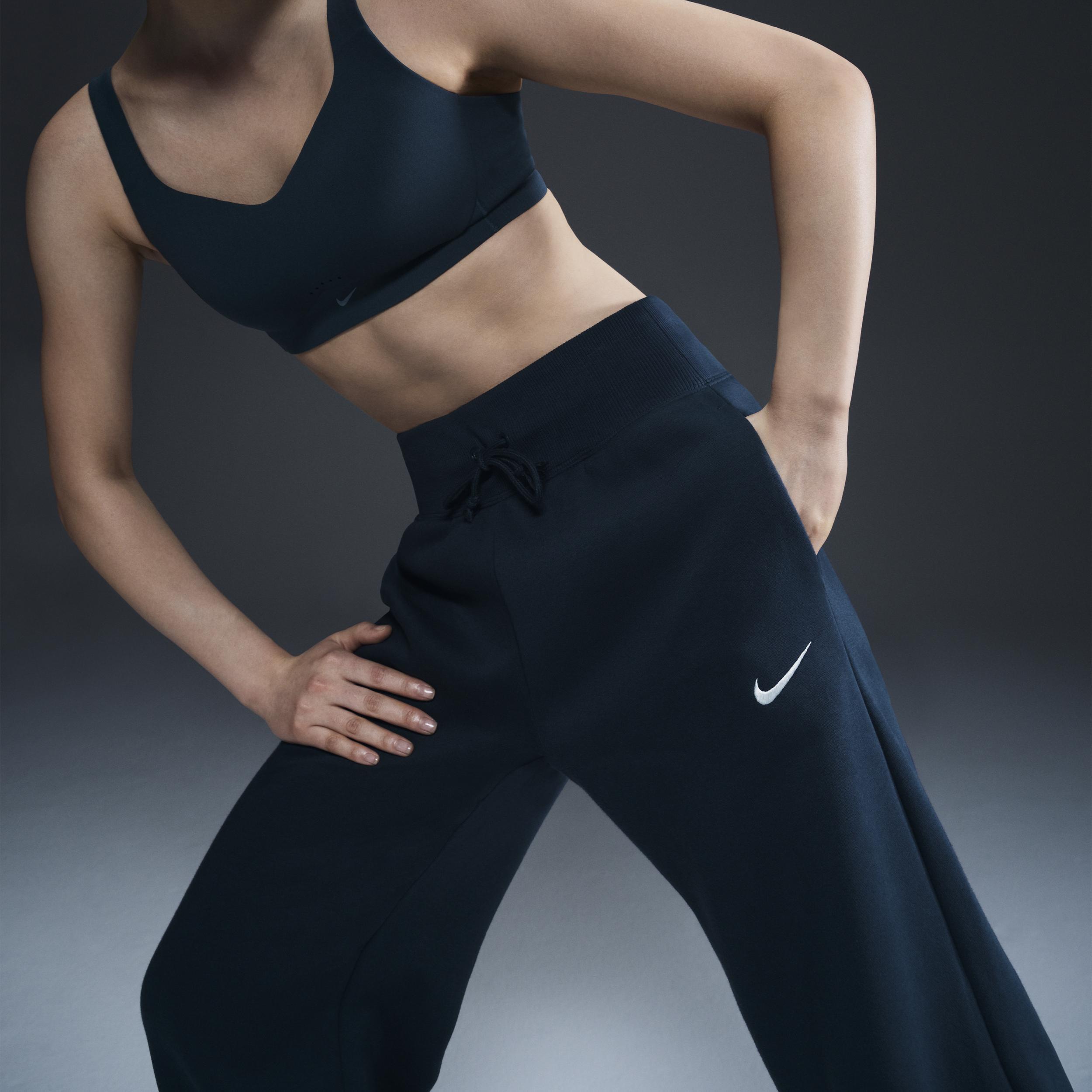 Women's Nike Sportswear Phoenix Fleece High-Waisted Wide-Leg Sweatpants Product Image