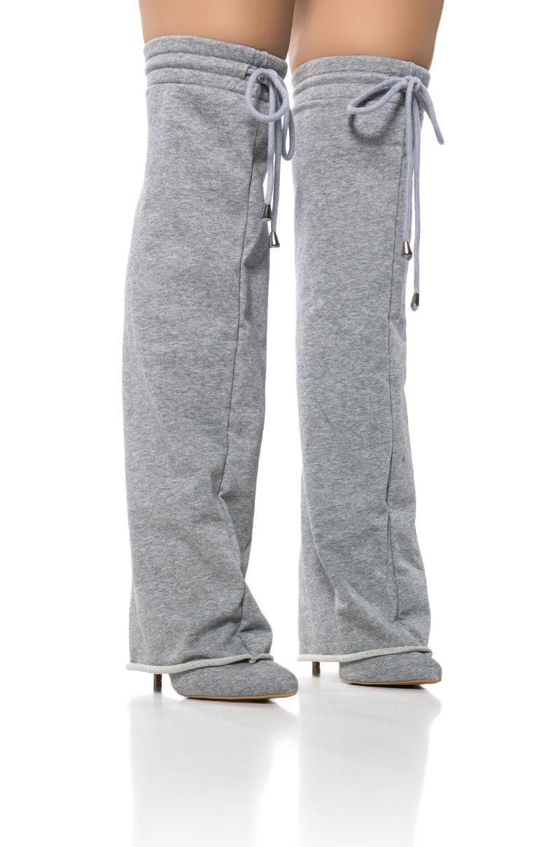 CARIO GREY SWEATPANT BOOT Product Image