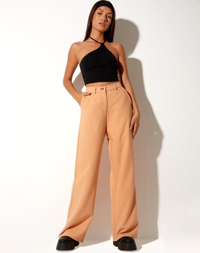 Abba Trouser in Washed Peach Product Image