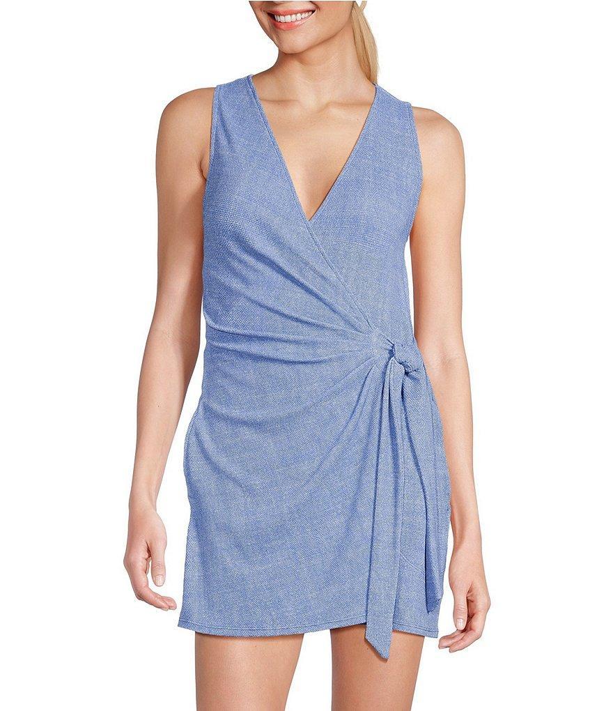 Tommy Bahama Isle Cays Wrap Romper Swim Cover-Up Product Image