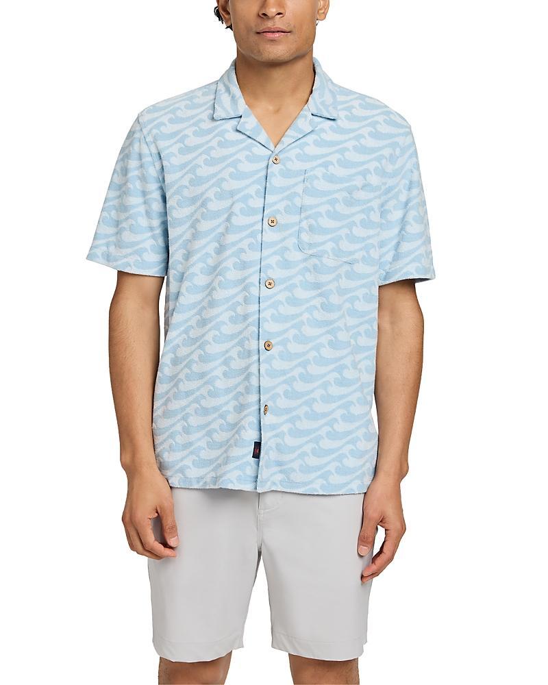 Faherty SS Cabana Towel Terry Shirt (Endless Peaks) Men's Jacket Product Image