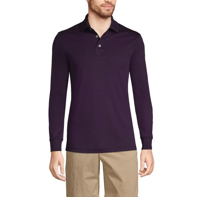 Big & Tall Lands End Classic-Fit Supima Interlock Polo, Mens Product Image