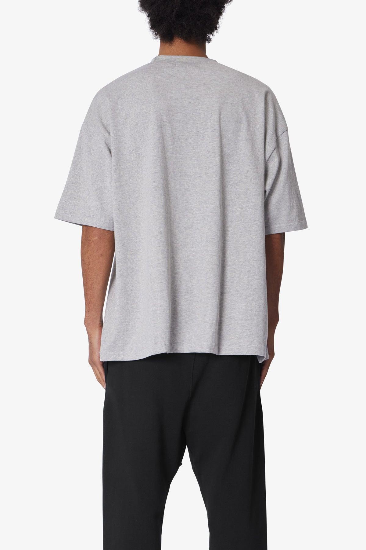 Heavy Every Day Boxy Tee - Marled Grey Product Image