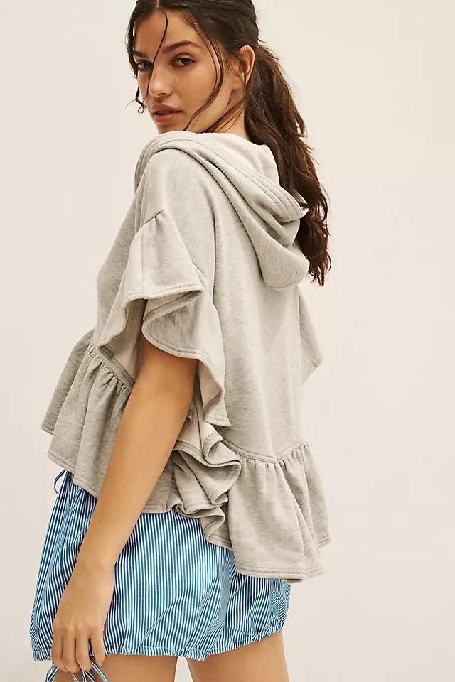 Daily Practice by Anthropologie Short-Sleeve Ruffled Top Product Image