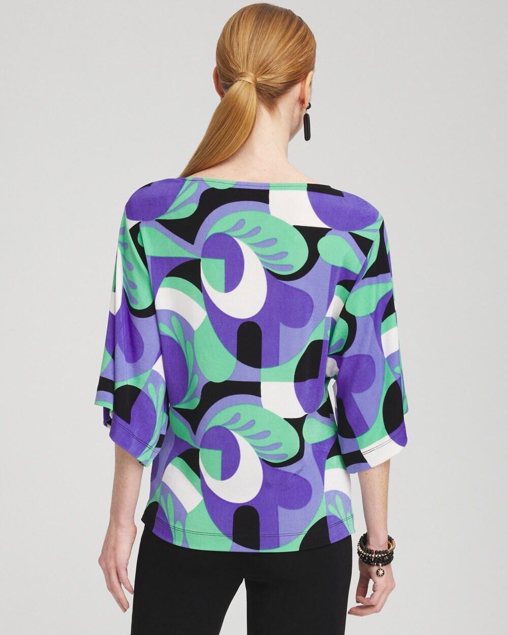 Travelers™ Abstract Kimono Sleeve Top Product Image