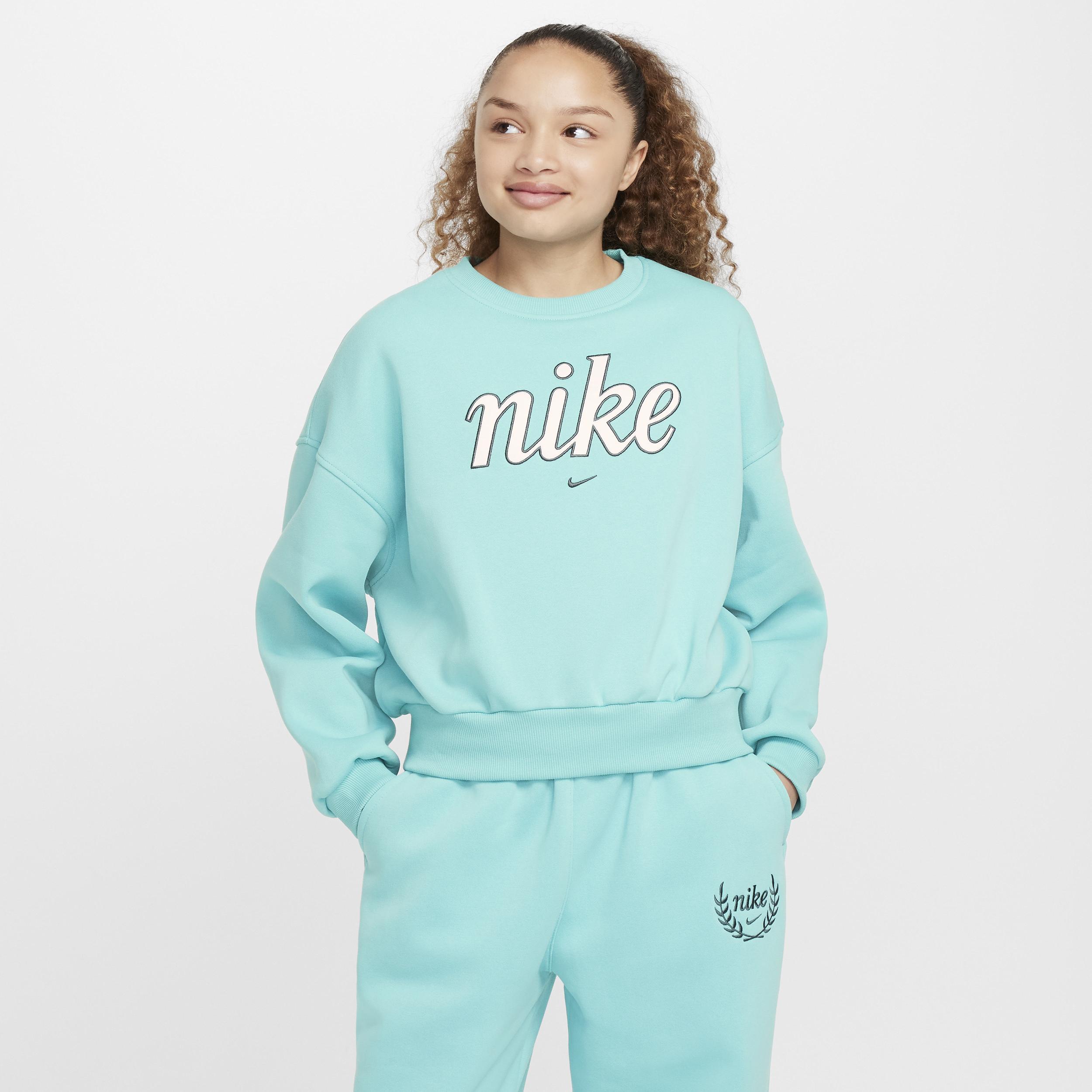 Girls 7-16 Nike Sportswear Club Fleece Crewneck Sweatshirt, Girls Product Image