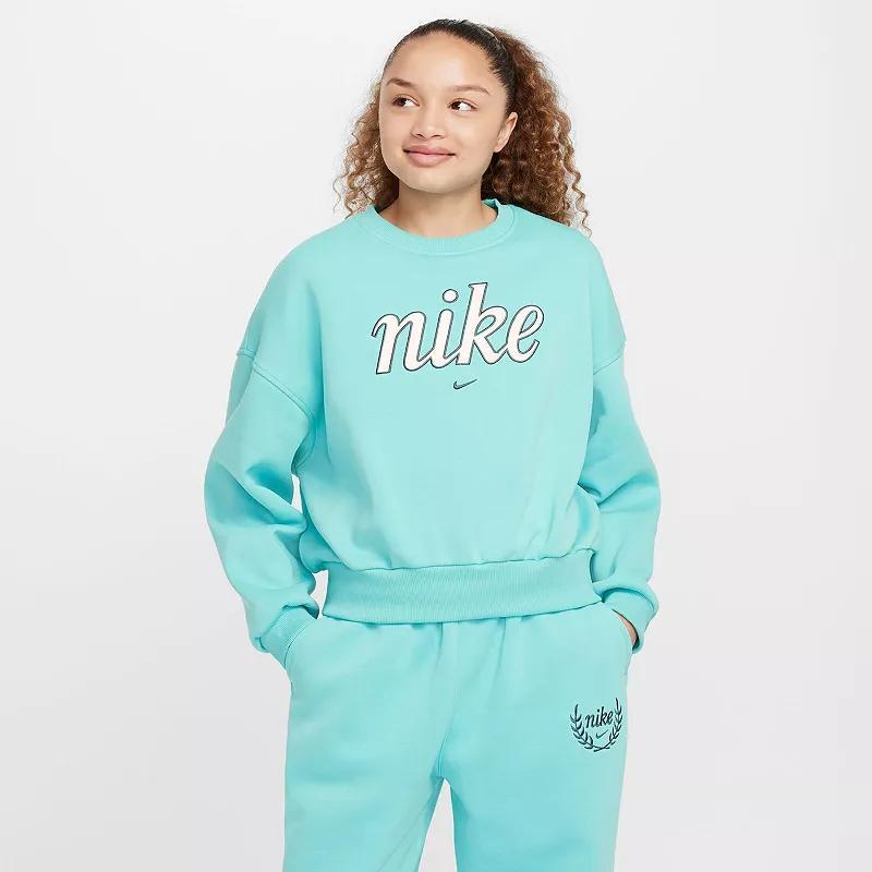 Girls 7-16 Nike Sportswear Club Fleece Crewneck Sweatshirt, Girls Product Image