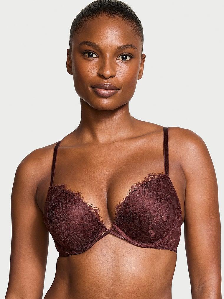 Bombshell Rose Lace Add-2-Cups Push-Up Bra Product Image