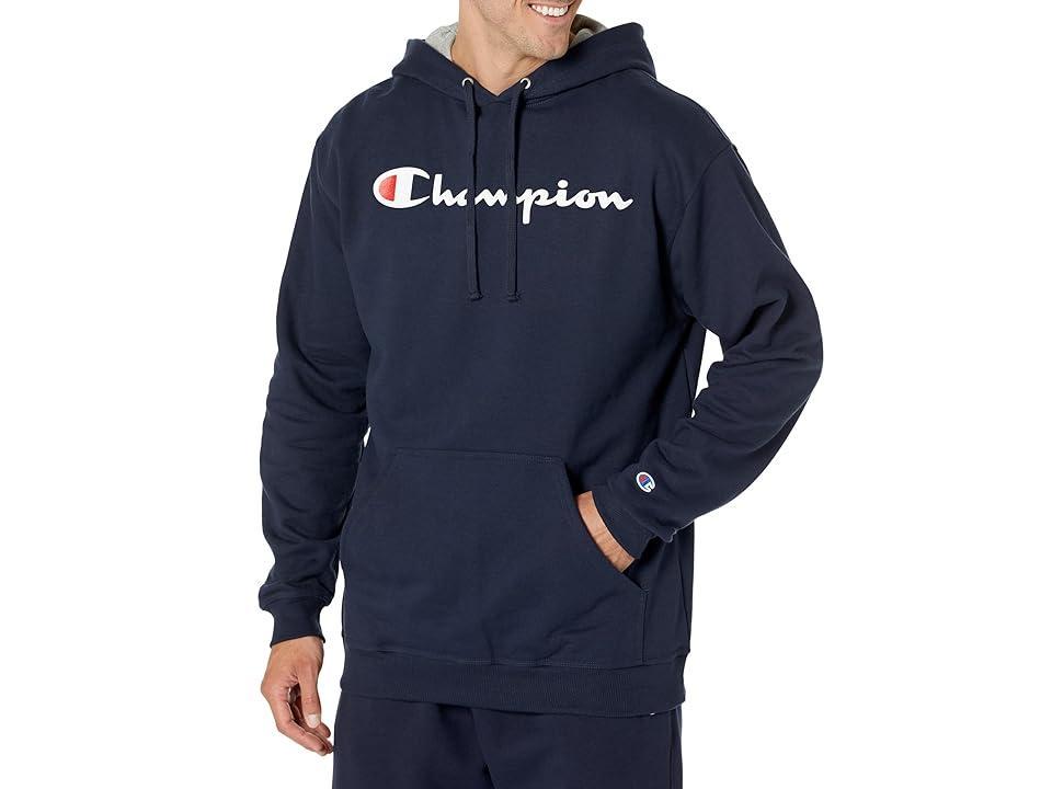 Oxford Gray Logo Fleece Powerblend Hoodie - Big & Tall Product Image