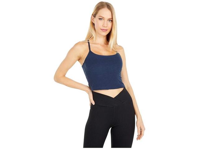 Beyond Yoga Spacedye Slim Racerback Cropped Tank Top (Nocturnal ) Women's Sleeveless Product Image