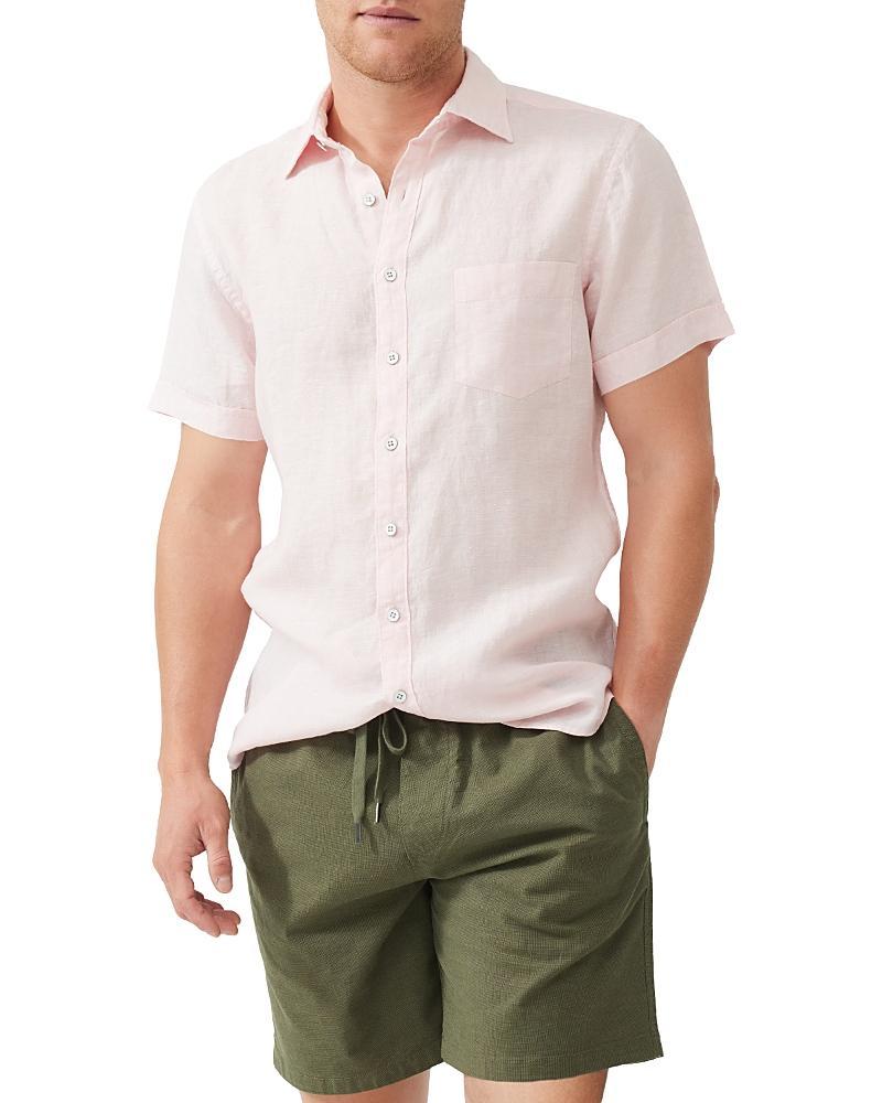 Rodd & Gunn Ellerslie Short Sleeve Linen Button-Up Shirt Product Image