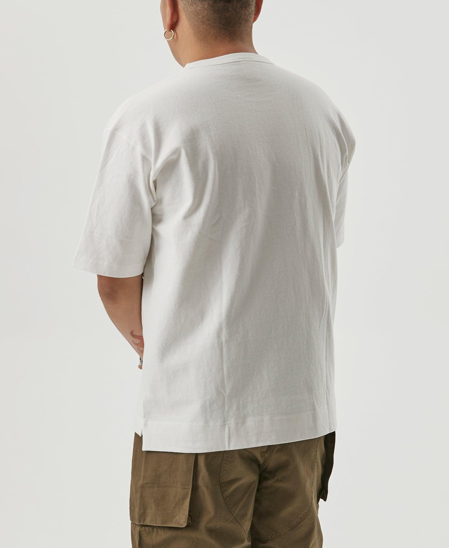 9.8 oz Cotton Classic Pocket T-Shirt - White Product Image