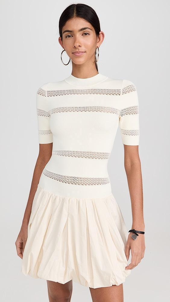 Sea Devon Knit Long Sleeve Combo Short Dress | Shopbop Product Image