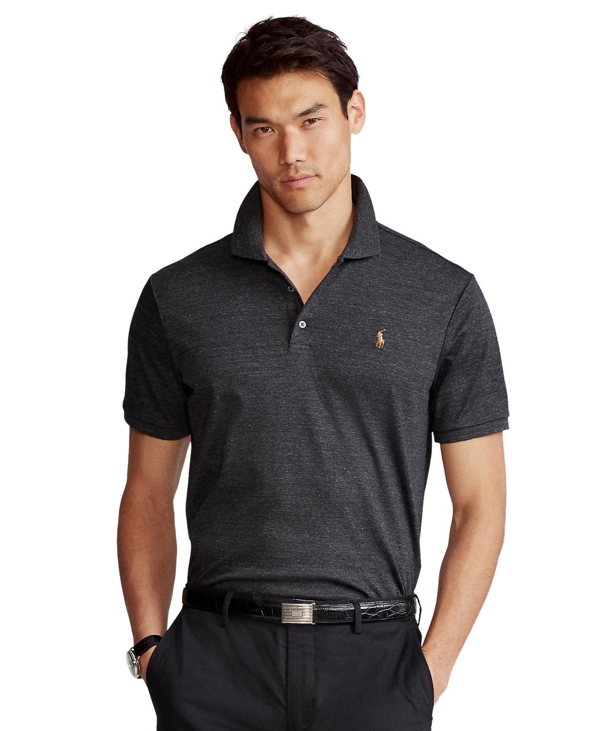 Polo Ralph Lauren Big  Tall Classic Fit Soft Cotton Multi-Colored Pony Polo Shirt Product Image