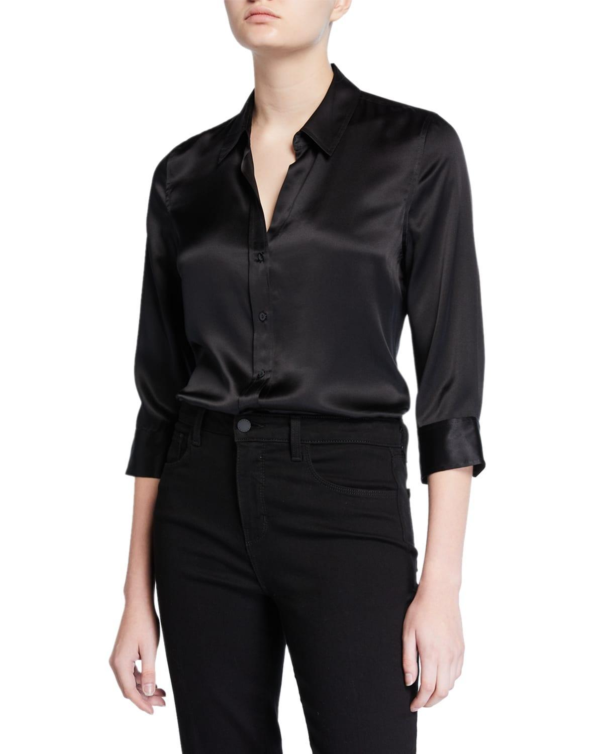 L'AGENCE Dani Blouse Size L, M, XL, XS. Product Image