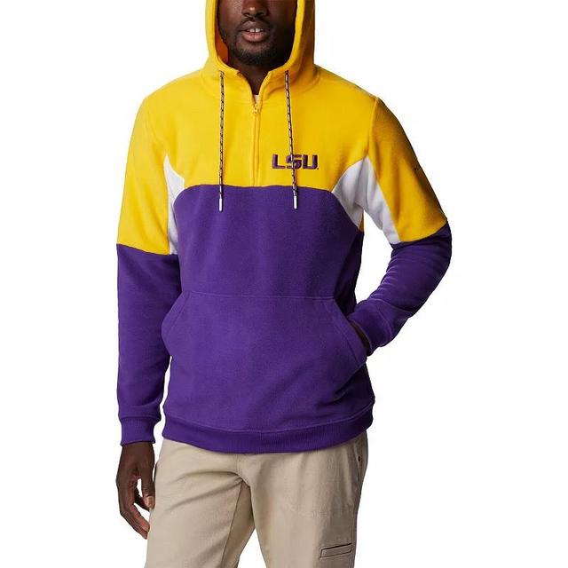 Mens Columbia LSU Tigers Lodge Quarter-Zip Hoodie Product Image