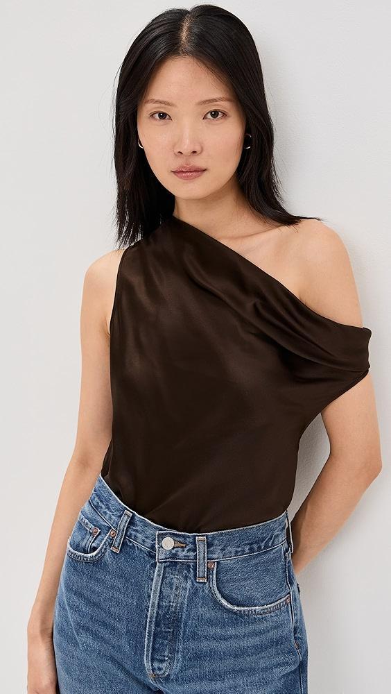 Enza Costa Silk Bias Off-Shoulder Blouse | Shopbop Product Image