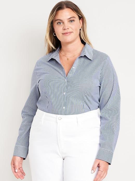 Slim Button-Down Shirt Product Image