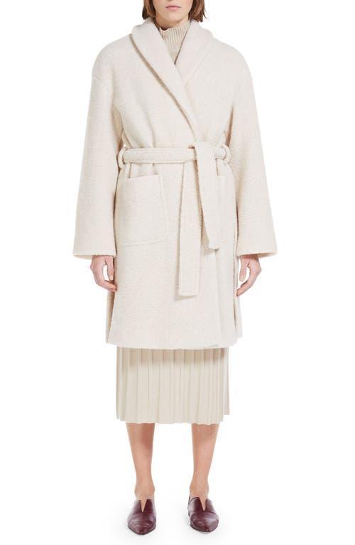 Max Mara Leisure Brava Belted Wool Blend Wrap Coat Product Image