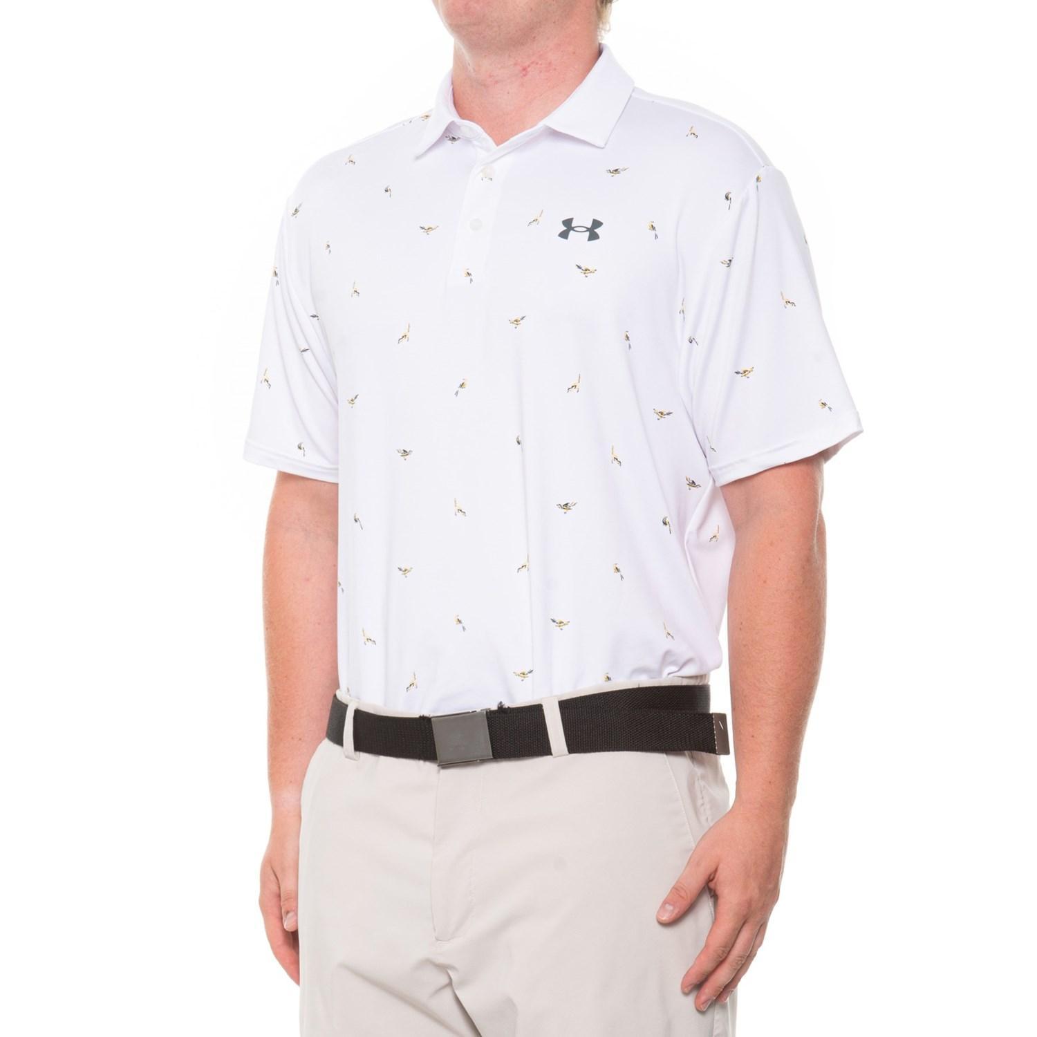 Under Armour Playoff 2.0 Printed Polo Shirt - UPF 40, Short Sleeve Product Image