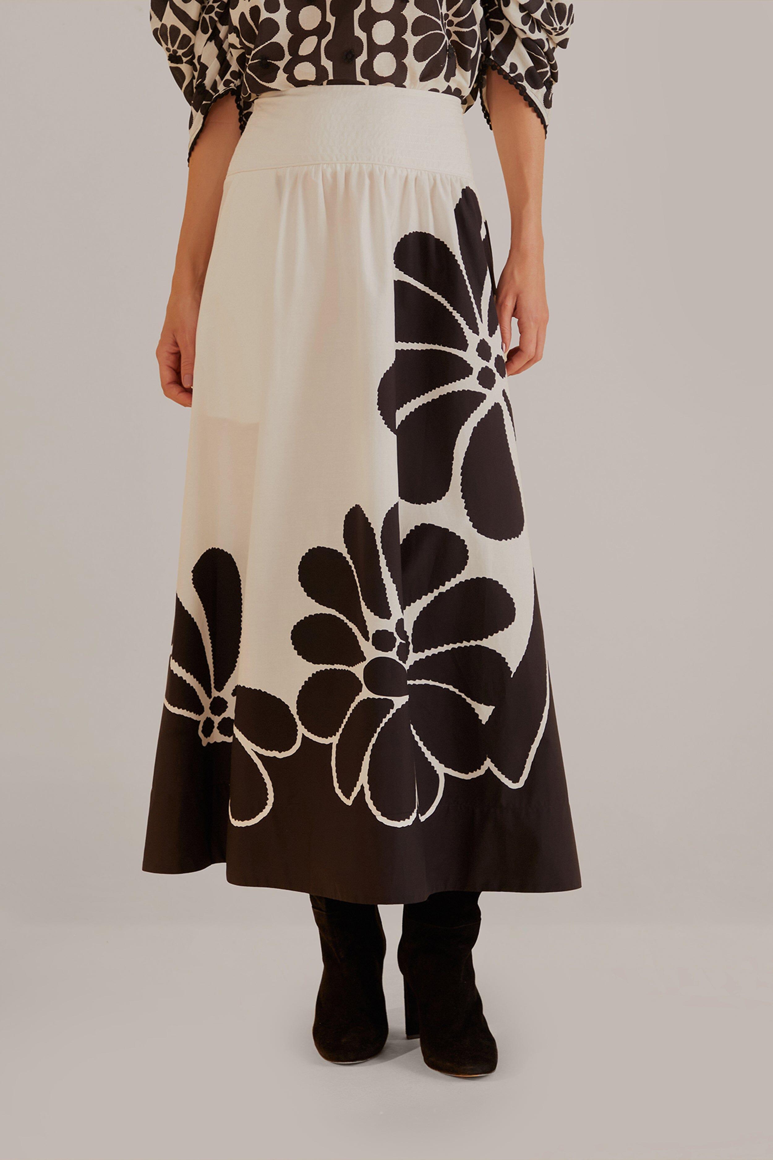 Black Palermo Maxi Skirt Product Image