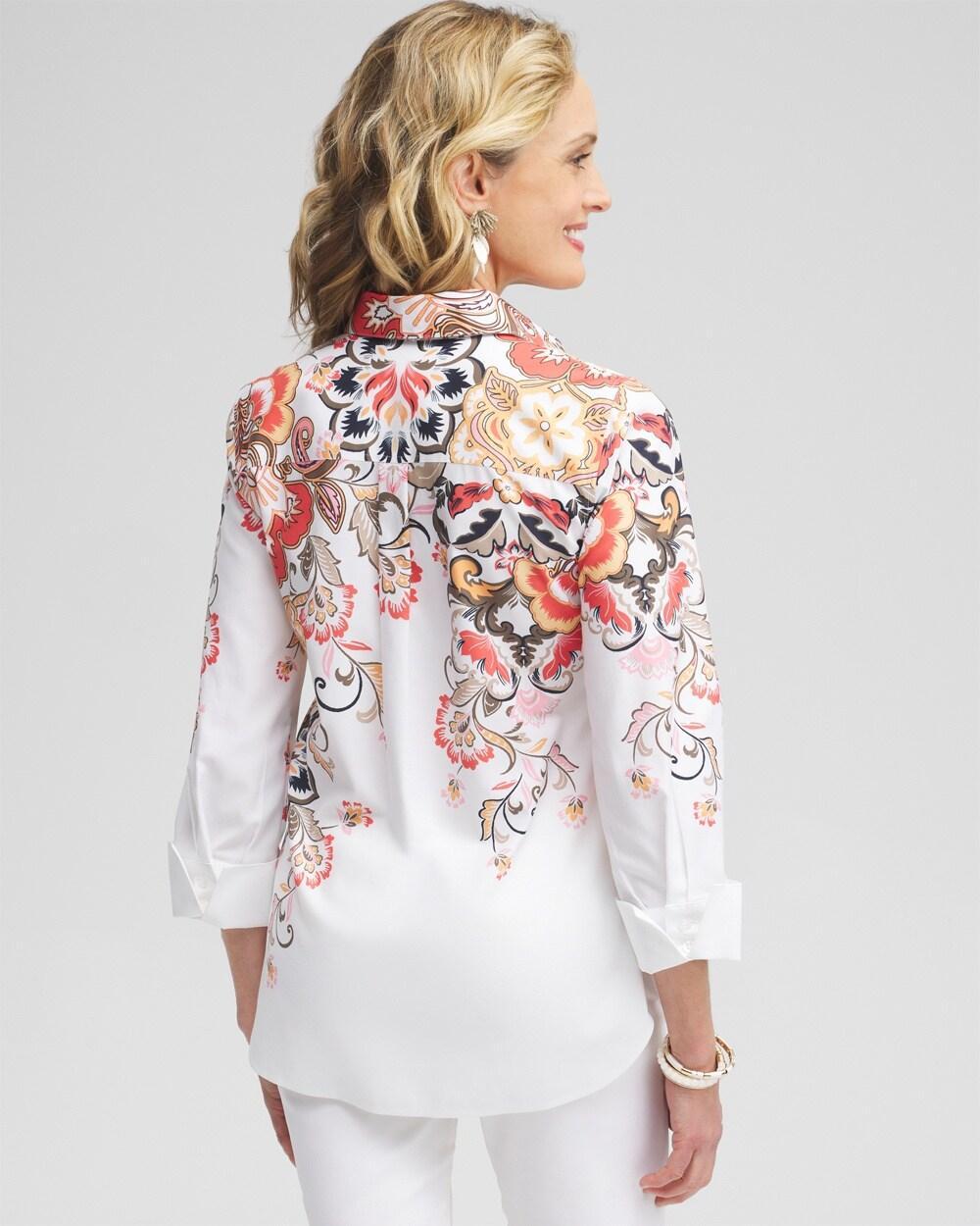 No Iron™ Stretch Warm Floral Shirt Product Image