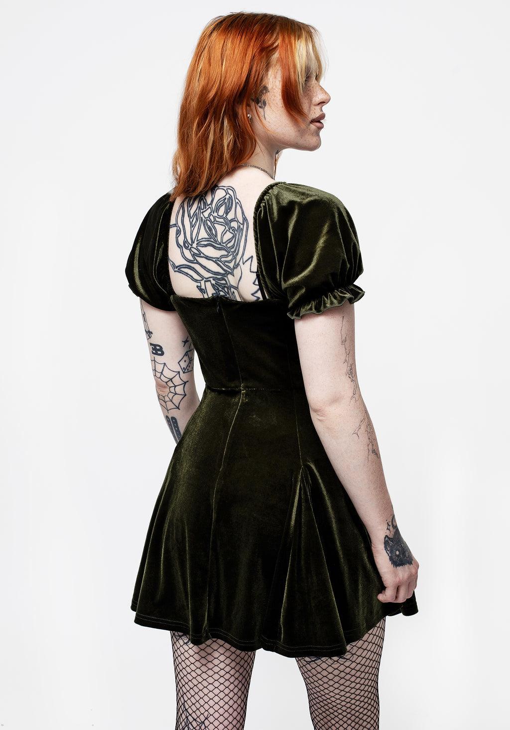 Verdant Corset Mini Dress Product Image