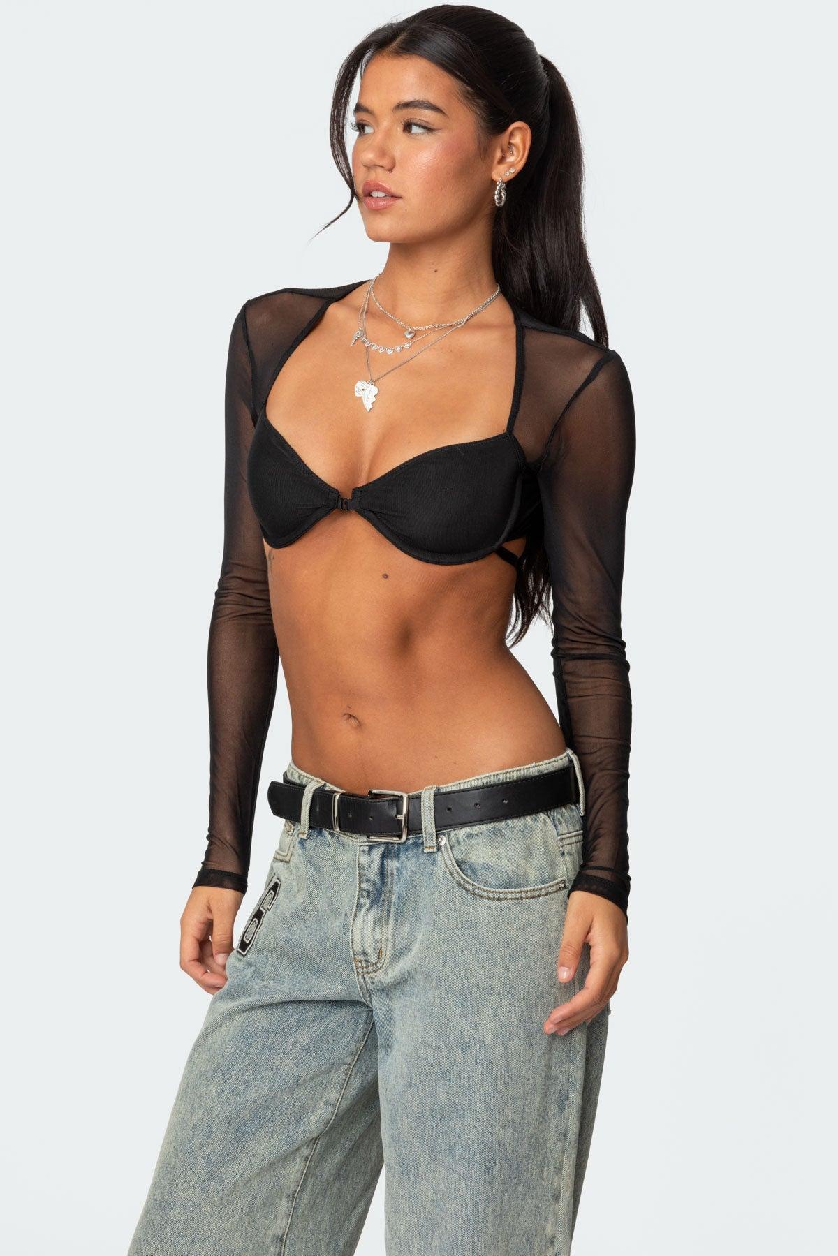 Lin Mesh Bra Top Product Image