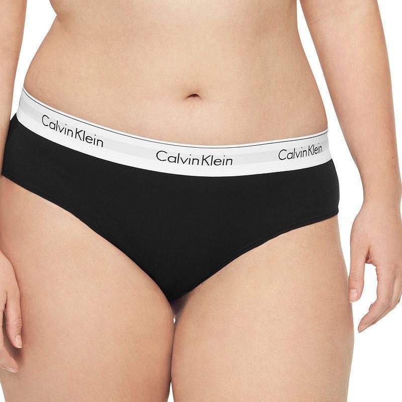 Plus Size Calvin Klein Modern Cotton Hipster Panty QF5118, Womens Product Image