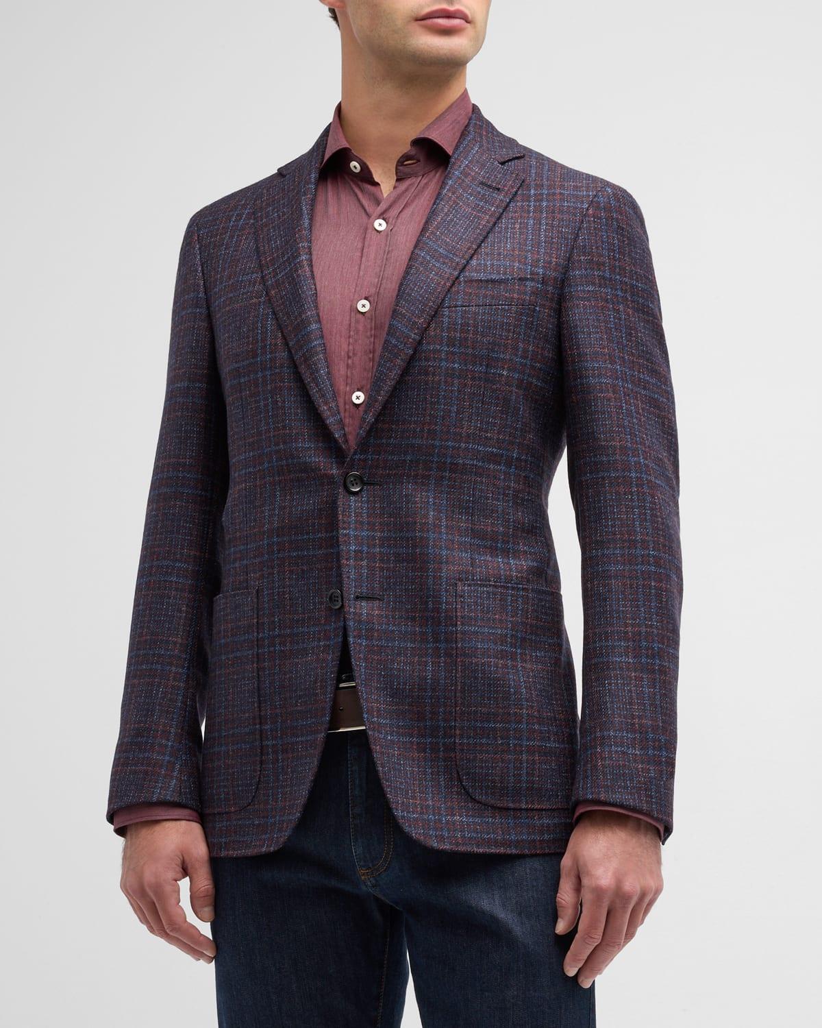 Mens Wool Plaid Sport Coat Product Image