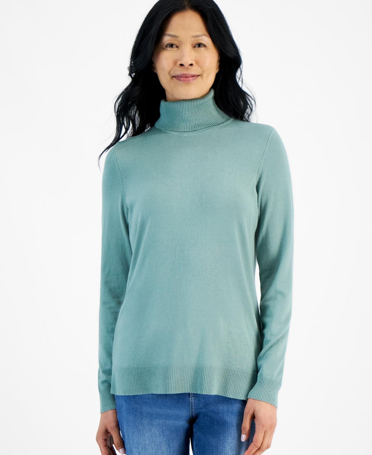 Style & Co Womens Turtleneck Long-Sleeve Sweater, Created for Macys Product Image