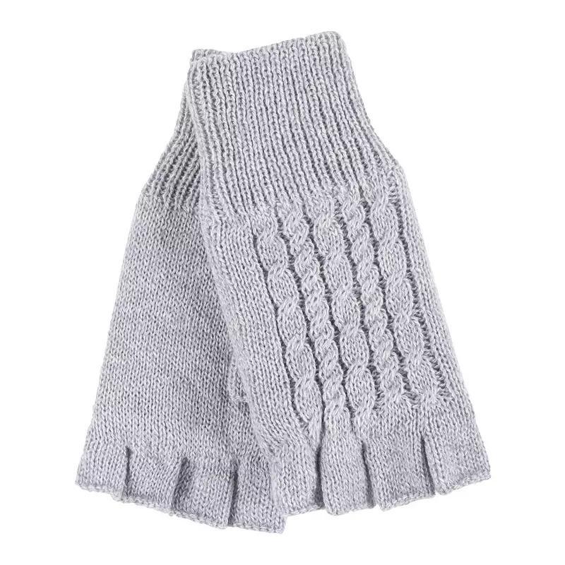 Womens Heat Holders Heatweaver Cable Knit Fingerless Gloves Product Image