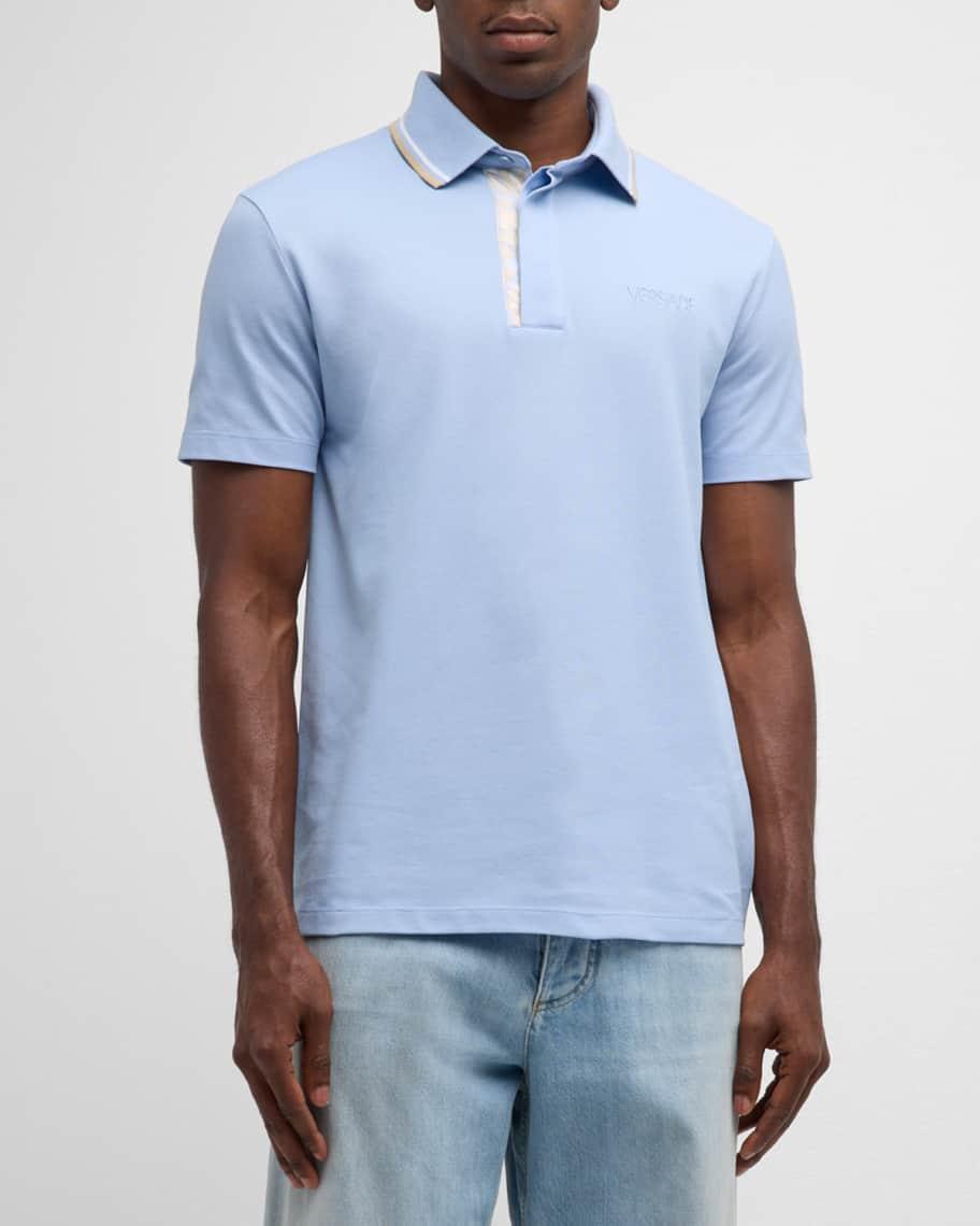 Men's Polo Shirt with Silk Insert Product Image