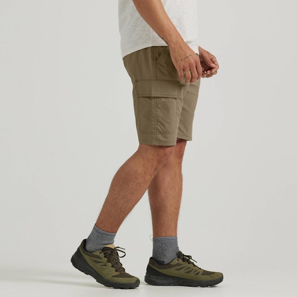 Wrangler Mens ATG Flex 10 Cargo Shorts - Elmwood 42 Product Image