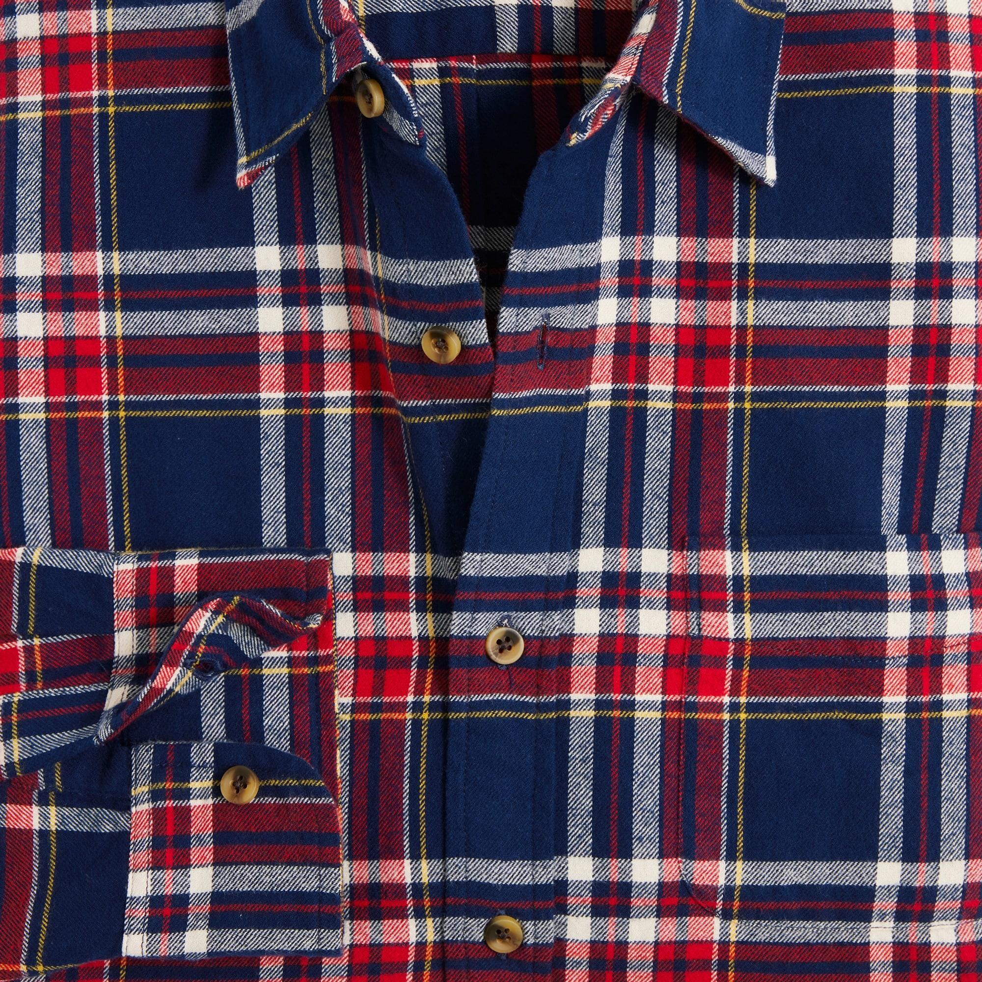 Classic plaid flannel shirt Product Image