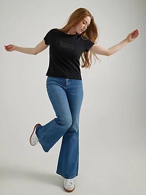 Women's High Rise Flare Jean | Women's Jeans | Lee® Product Image