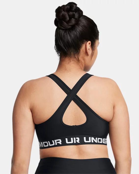 Women's Armour® Mid Crossback Sports Bra Product Image