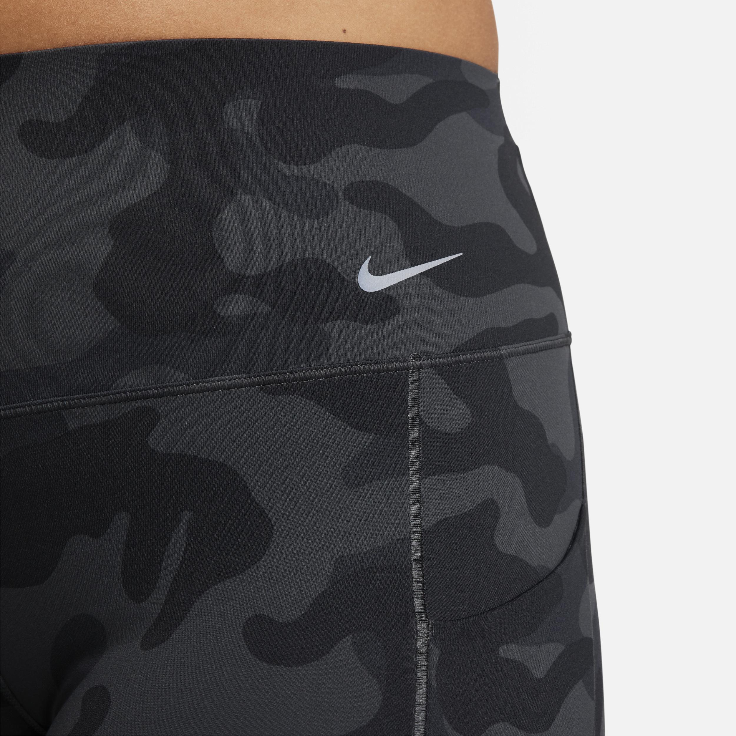 Nike Women's Universa Medium-Support High-Waisted 7/8 Camo Leggings with Pockets Product Image