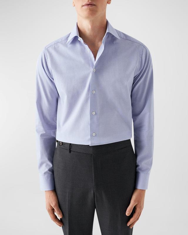 Mens Slim Fit Twill Dress Shirt Product Image