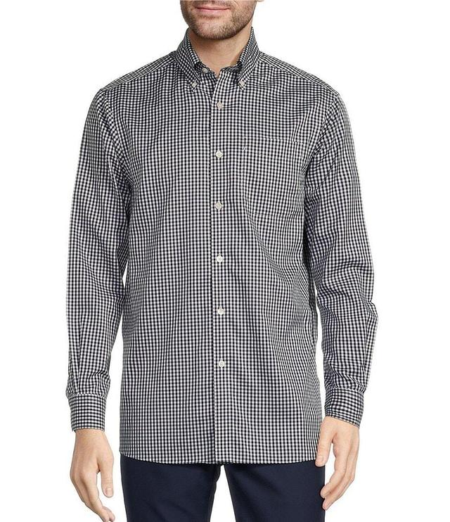 Hart Schaffner Marx State Street Essentials Medium Checked Button-Down Collar Sportshirt Product Image