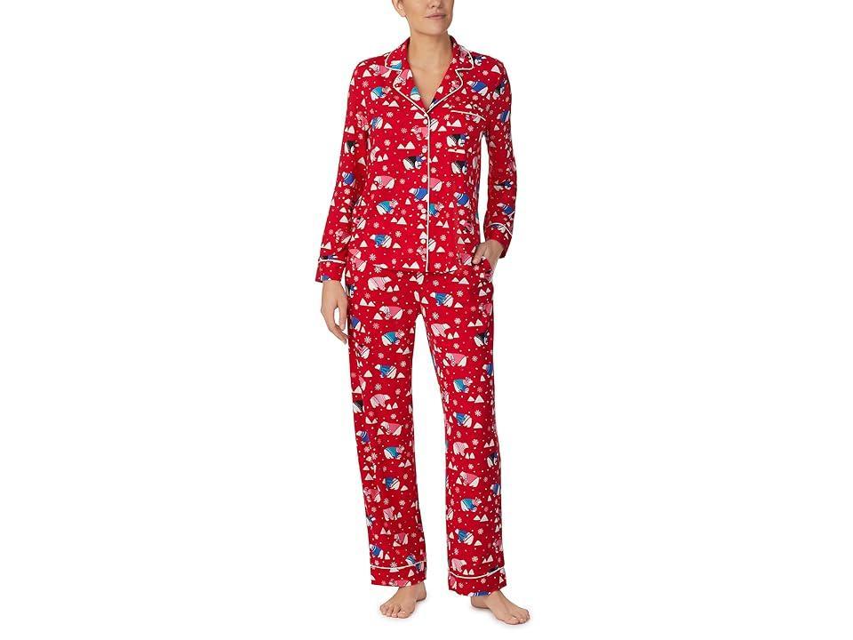 kate spade new york Long Sleeve Printed Pajama Set Product Image