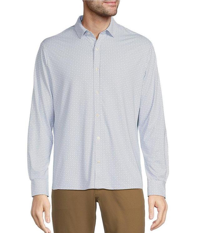 Hart Schaffner Marx Mini Floral Long Sleeve Luxury Performance Sportshirt Product Image