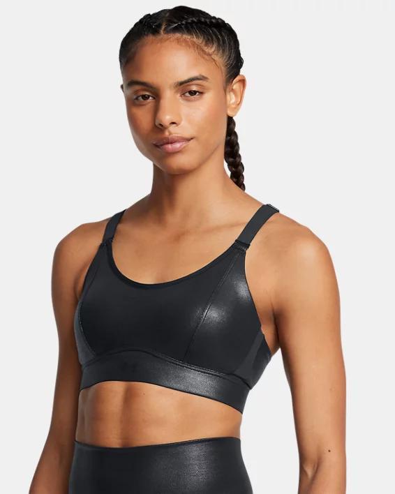 Women's UA Infinity Mid Shine Sports Bra Product Image