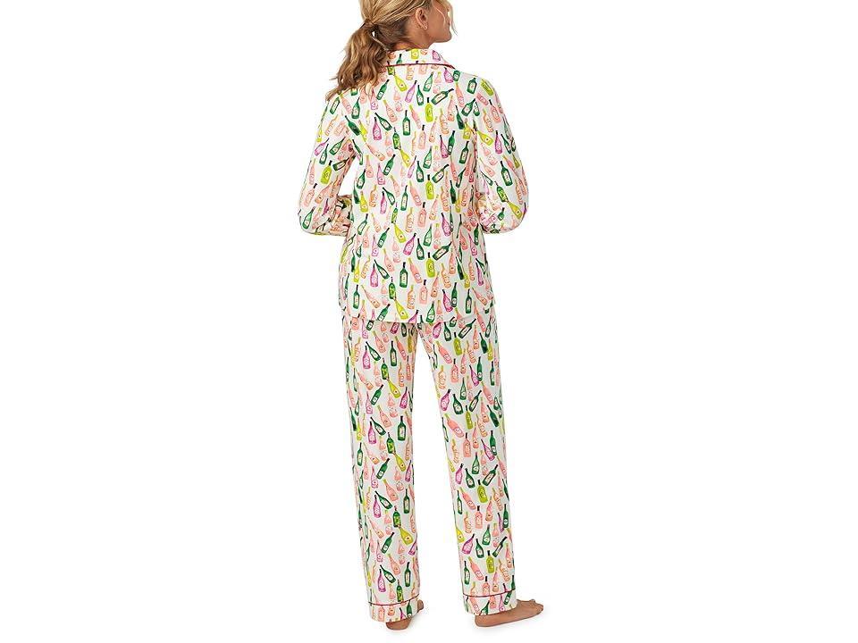 Bedhead PJs Long Sleeve Classic PJ Set (Wine List) Women's Pajama Sets Product Image