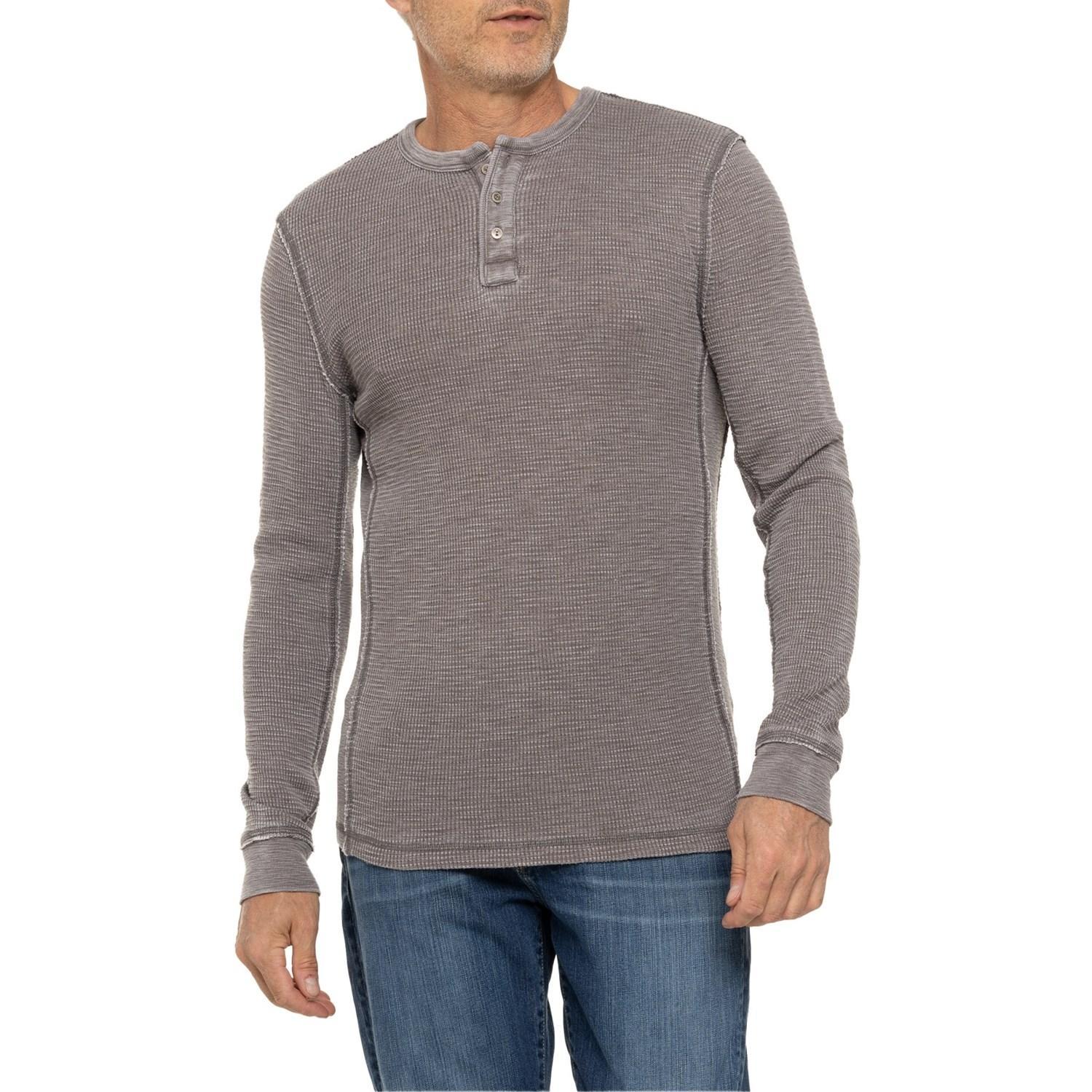 True Grit Waffle Thermal Henley Shirt - Long Sleeve product image