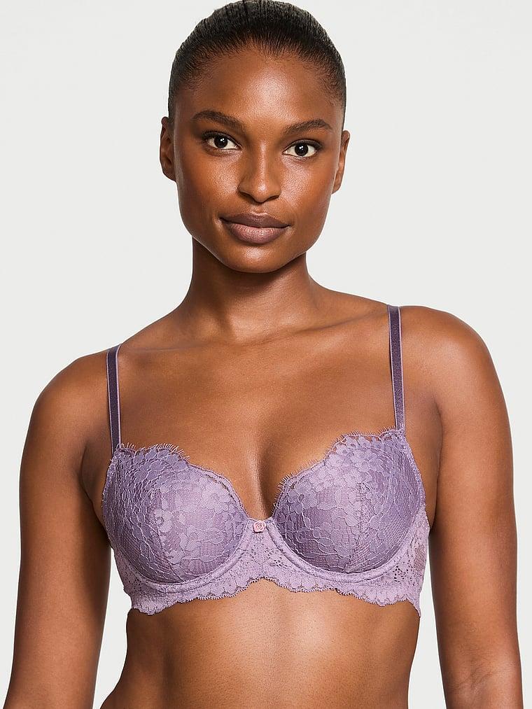 Lace Lightly Lined Classic Coverage Demi Bra Product Image