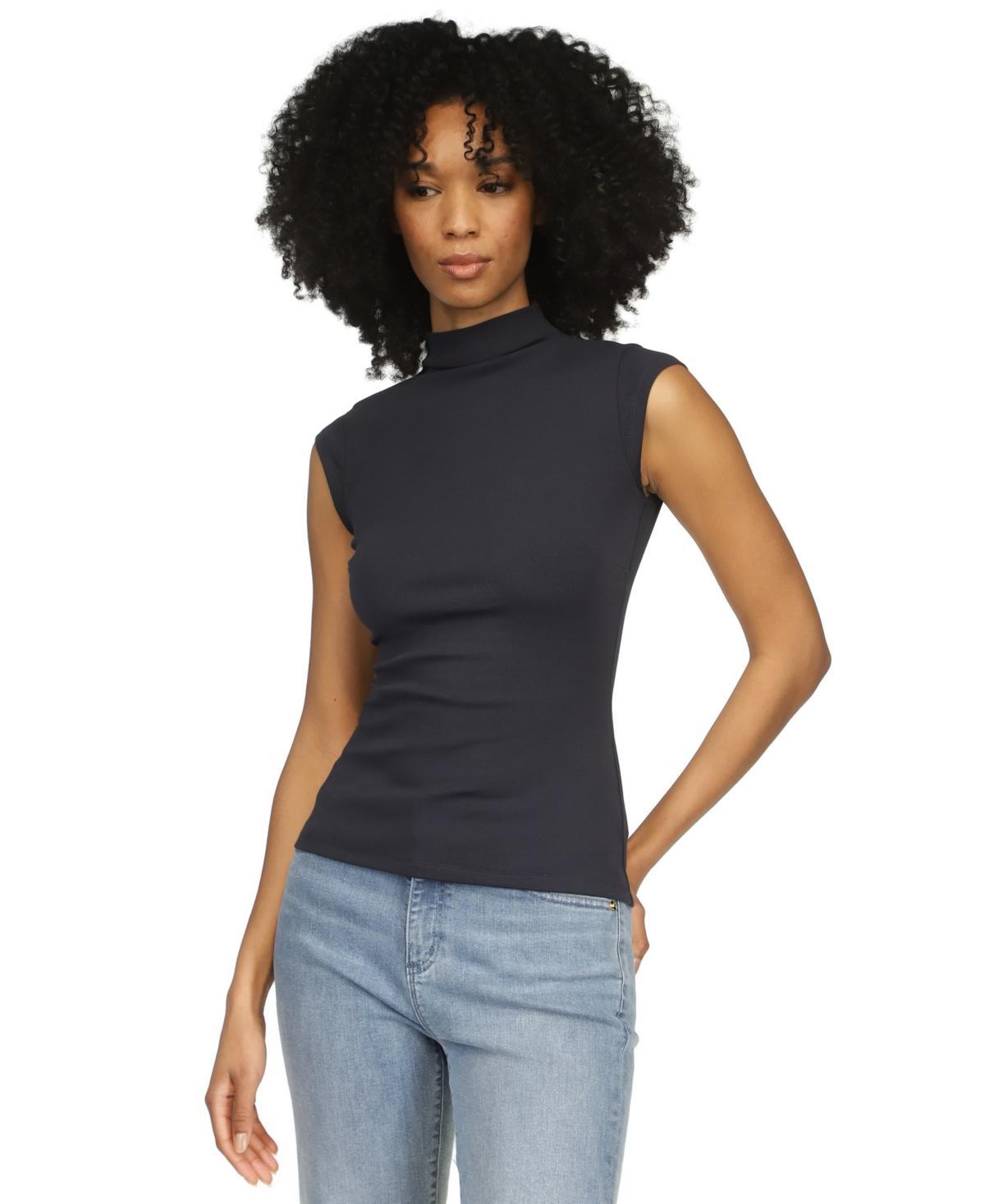 Michael Michael Kors Womens Funnel-Neck Sleeveless Top product image